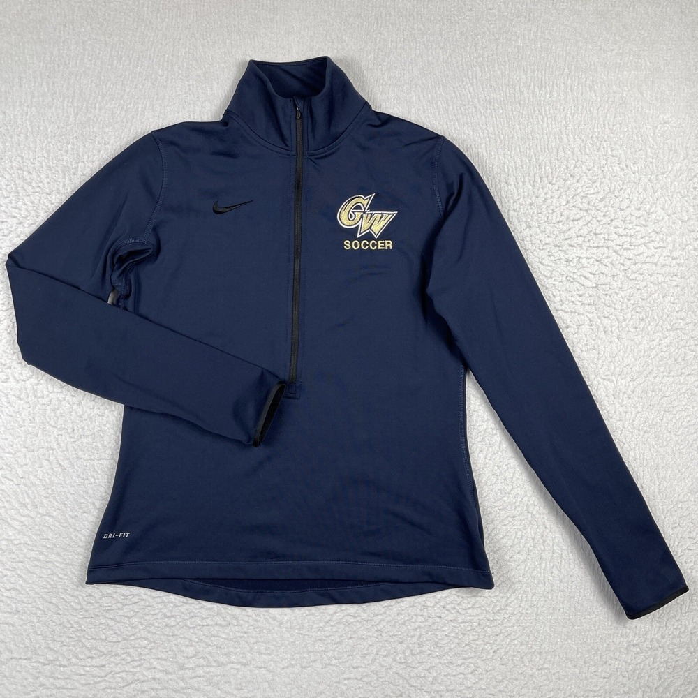 GW Pullover Womens Large Nike Soccer Futbol DC Revolutionaries George Washington